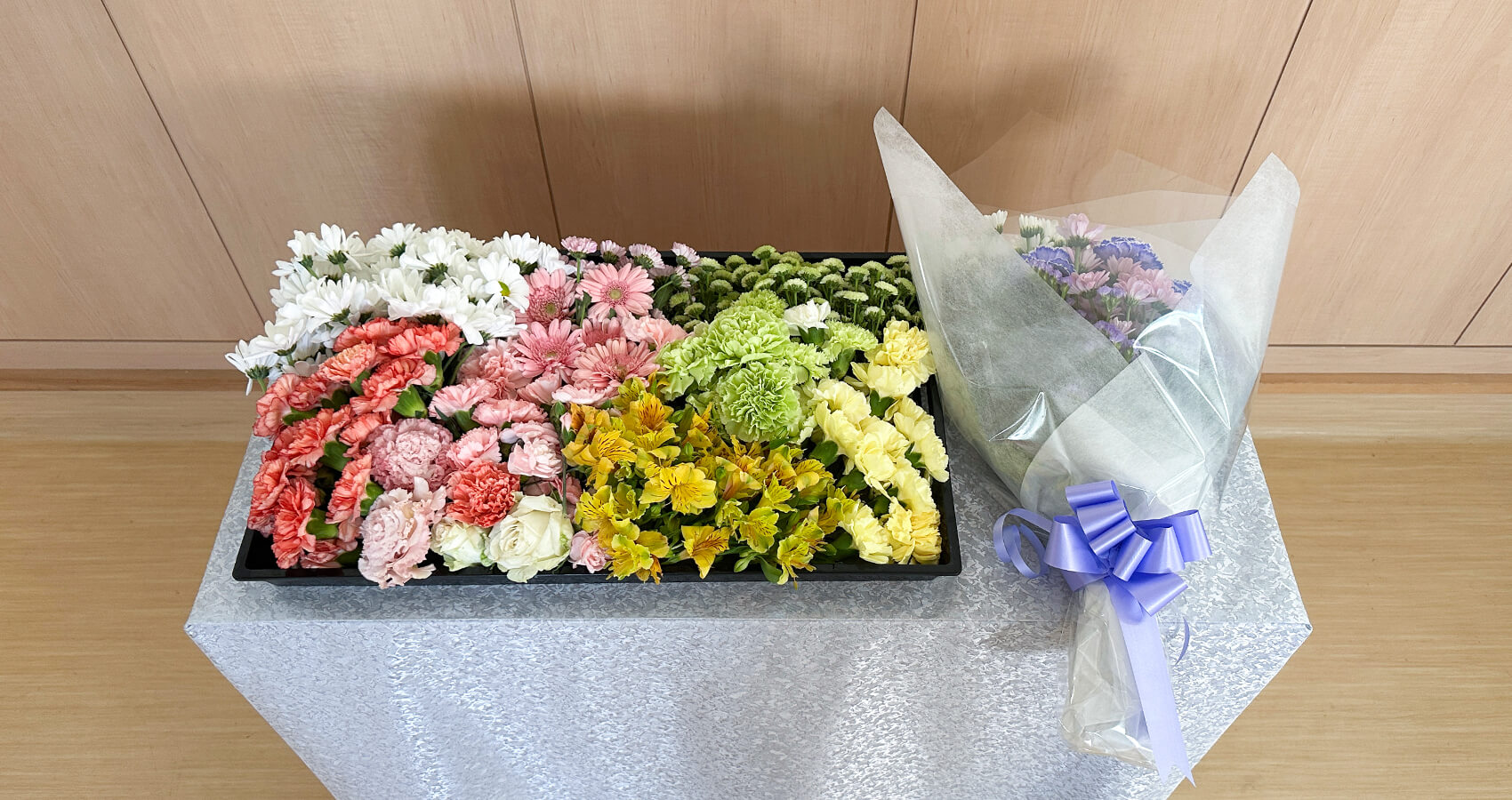 お別れ花