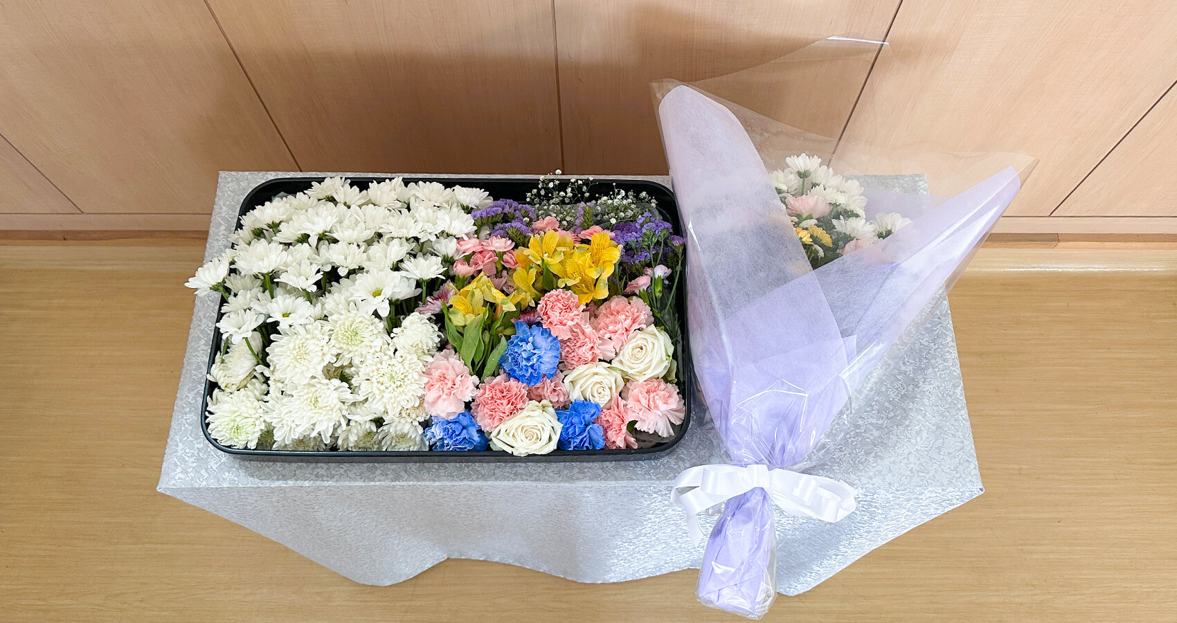 お別れ花