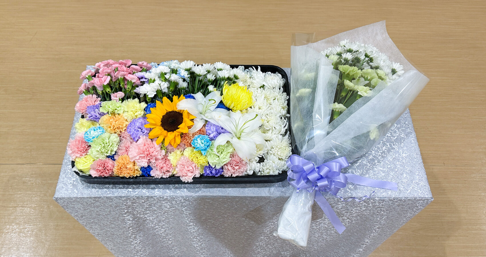 お別れ花