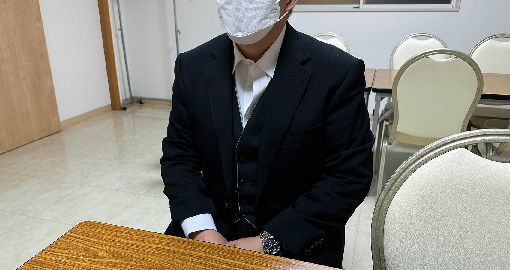 インタビュー風景