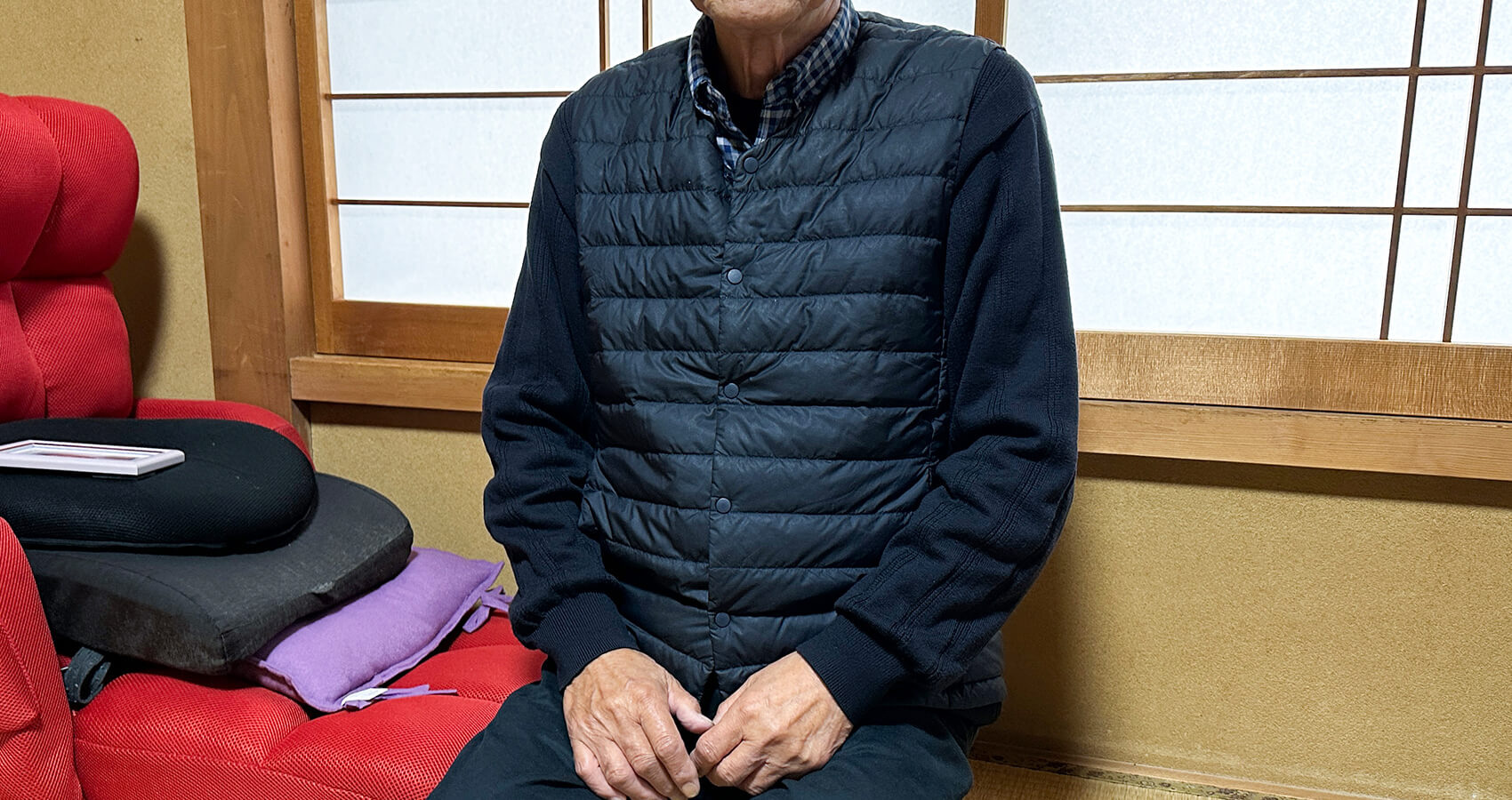 インタビュー風景