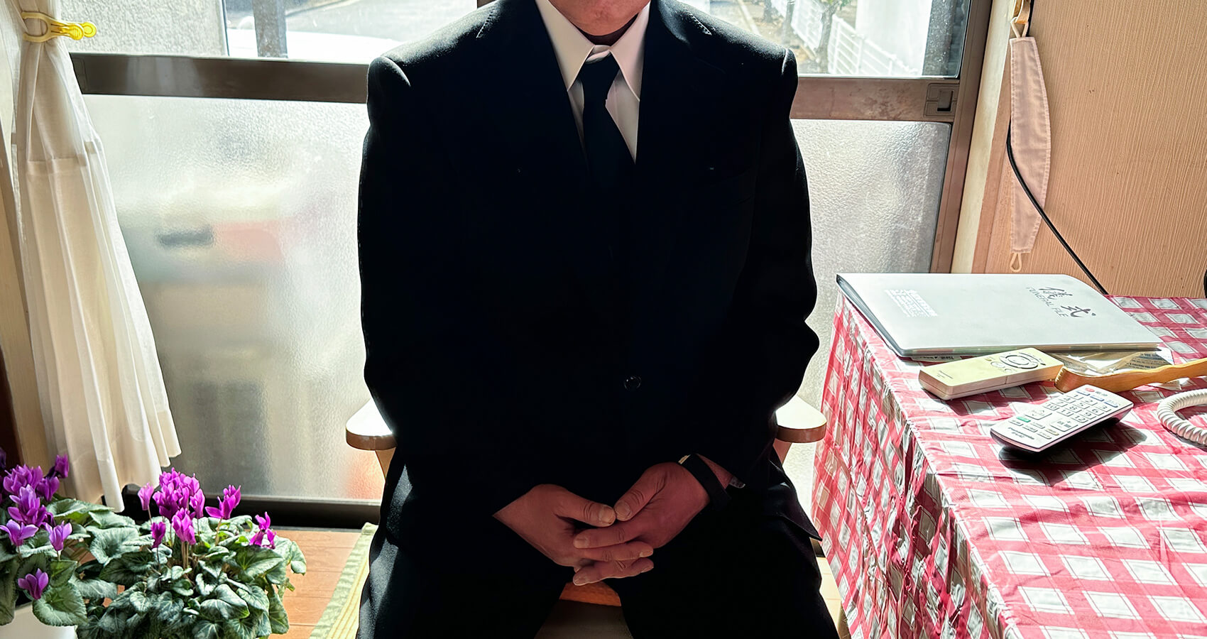 インタビュー風景