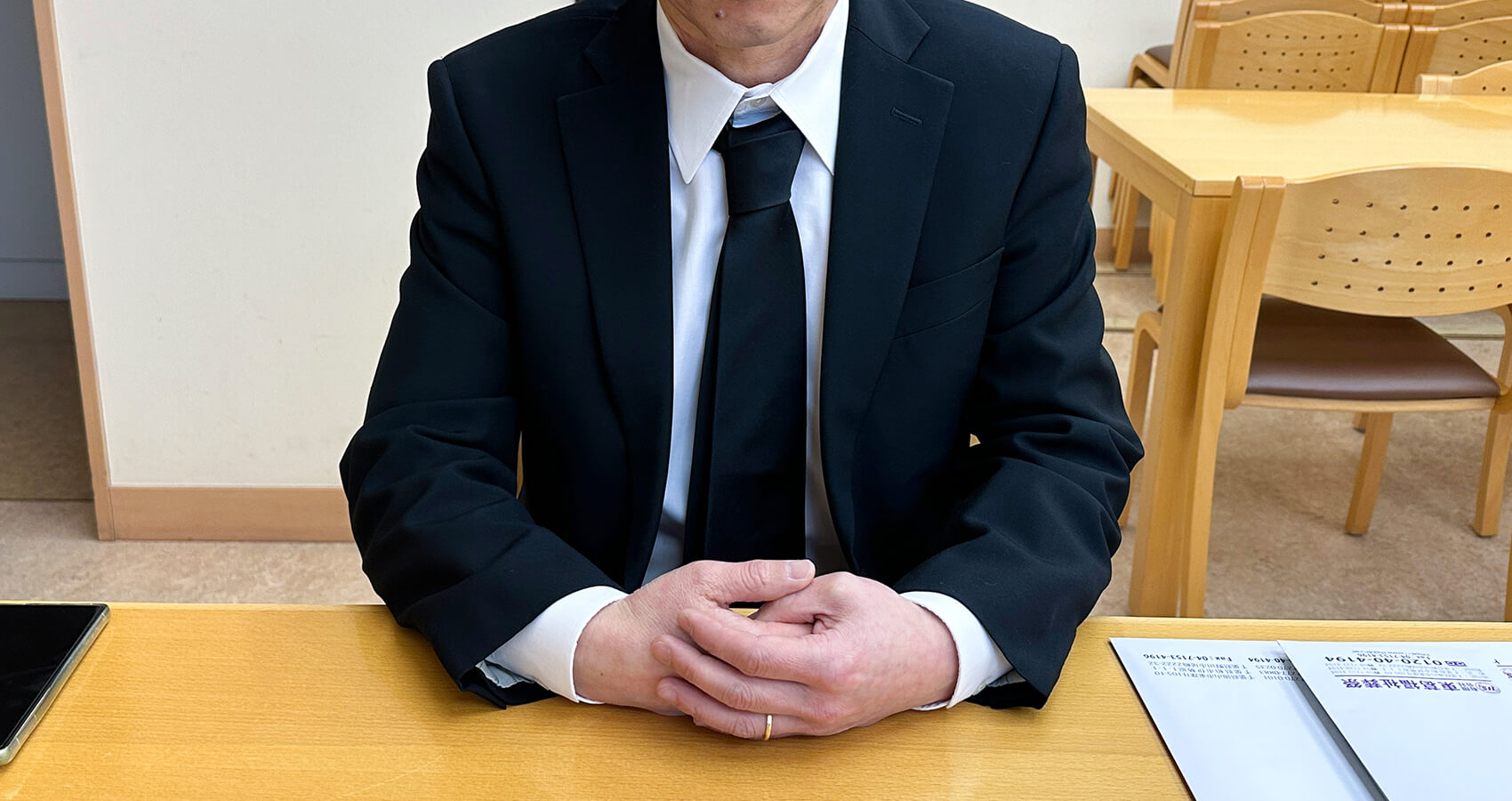 インタビュー風景