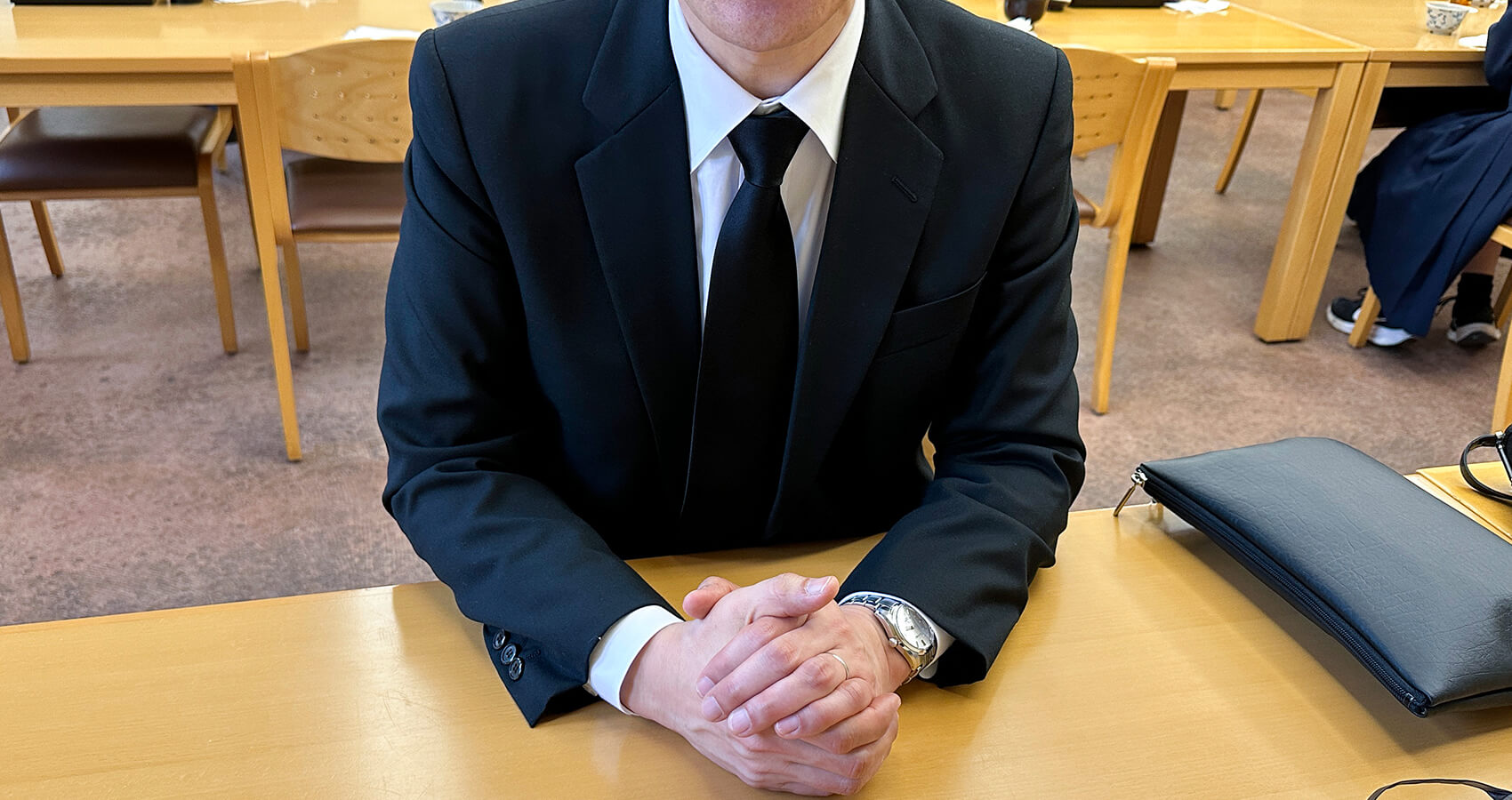 インタビュー風景