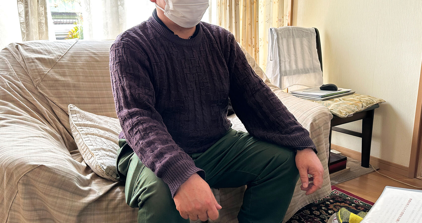 インタビュー風景