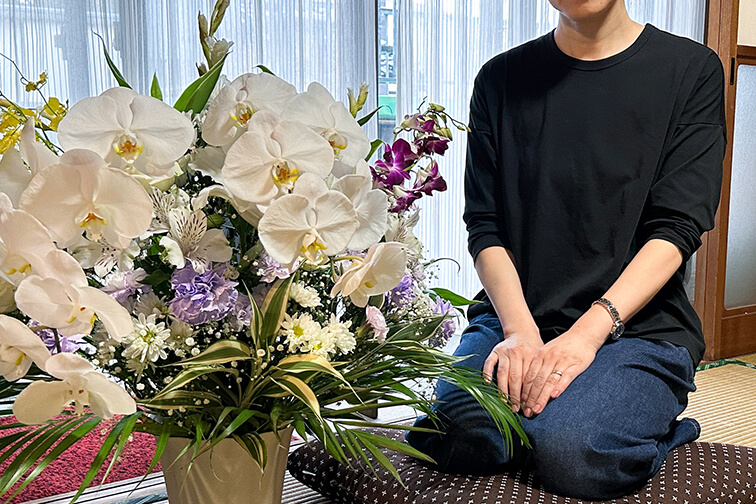 流山家族葬ホールで一日葬を行ったお客様