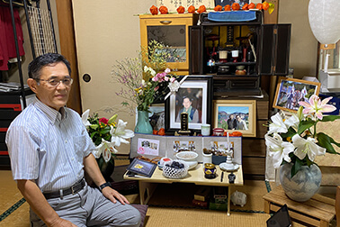 流山家族葬ホールで一日葬を行った長嶺様