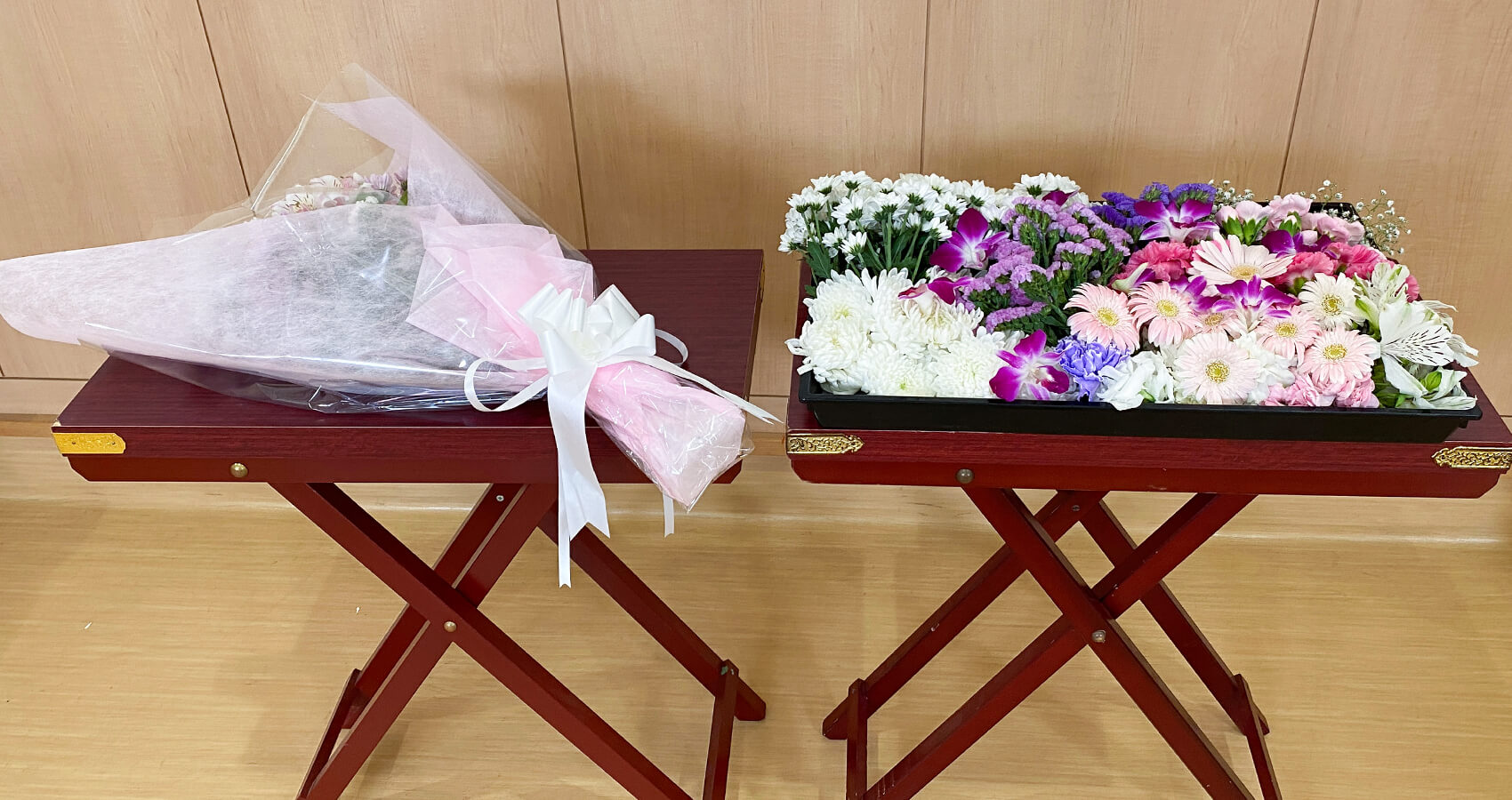 お別れ花