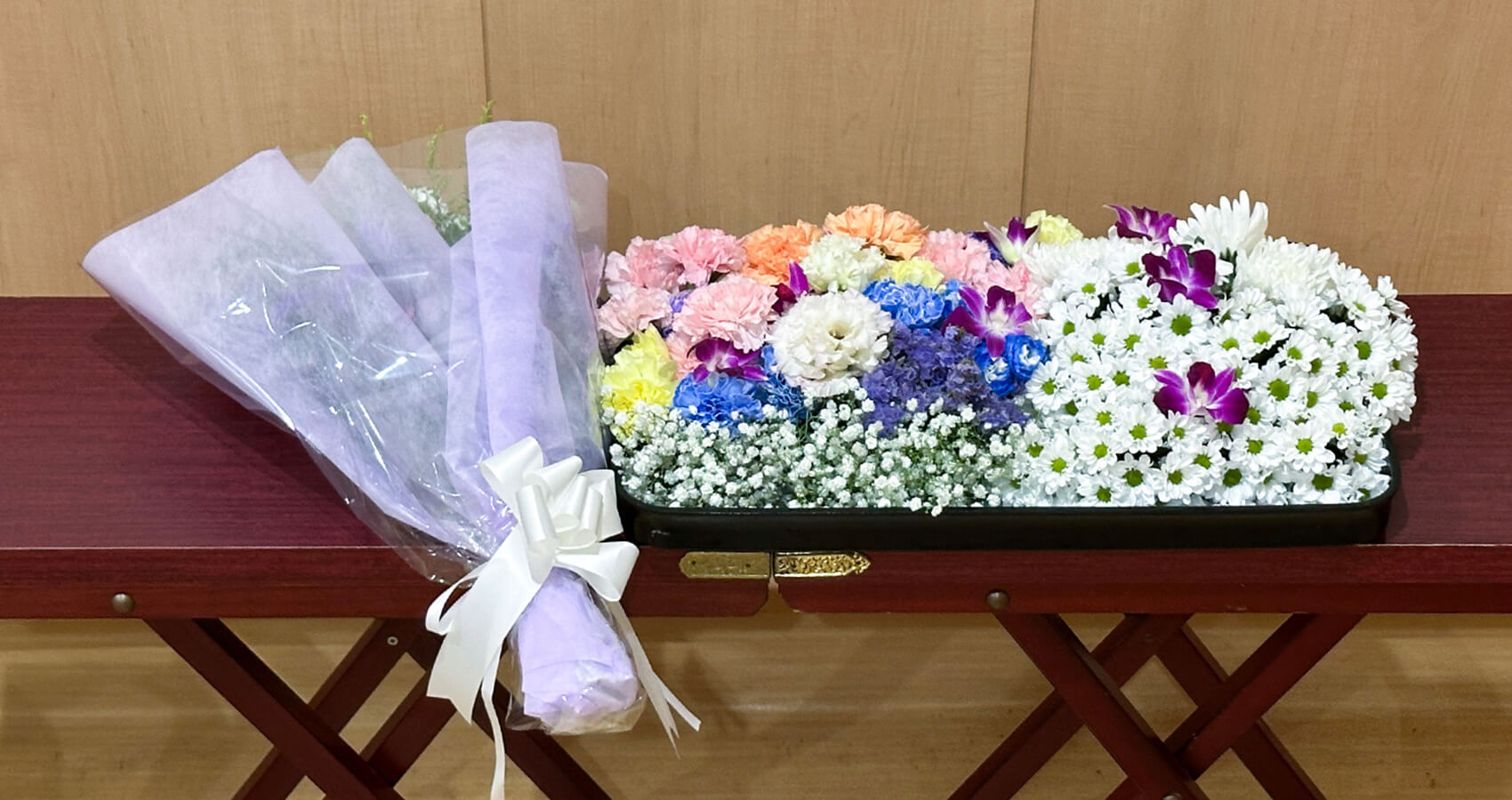 お別れ花